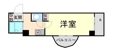 レジデンス米倉の間取り画像