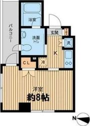 エスティメゾン武蔵小山の間取り画像