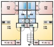 ハイブリッジハイツⅢの間取り画像