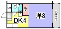 ベルメゾン田方の間取り画像