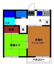シティハイツの間取り画像