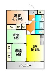 桃の里マンションの間取り画像