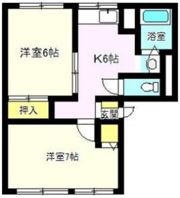 シティハイムシタラA・B棟の間取り画像