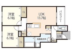 アイリスCの間取り画像