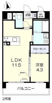 サンセール東古松Ⅱの間取り画像