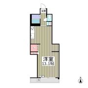 三田向原コーポの間取り画像