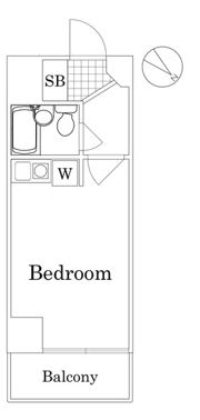 ライオンズマンション川崎貝塚第2の間取り画像