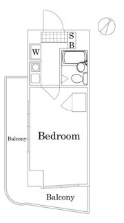 メゾンミール元住吉の間取り画像