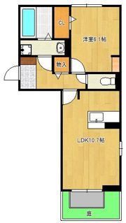 elegant palace横代北の間取り画像