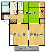 サンライト新町 A棟の間取り画像