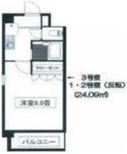 サンライズ駒方の間取り画像
