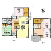 大溝T貸家の間取り画像