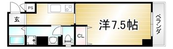 Previous Field 烏丸紫明の間取り画像