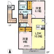 セジュール ル ヴァンの間取り画像