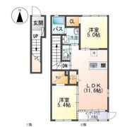 ソレイユ 高井の間取り画像
