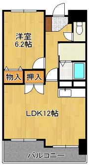 ジャミロ小倉の間取り画像