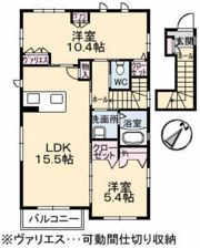シャーメゾン楓ノ木の間取り画像