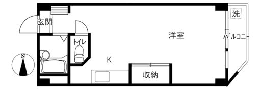御荷川ビルの間取り画像