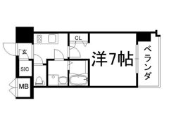 レジュールアッシュ京橋ファーストステージの間取り画像