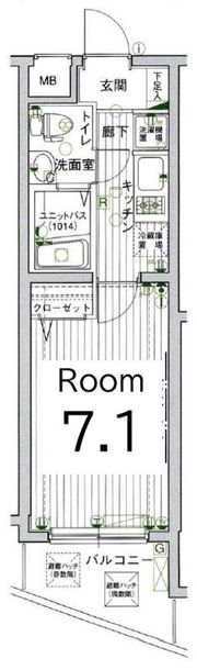ヴェルト上野毛の間取り画像
