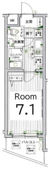 ヴェルト上野毛の間取り画像