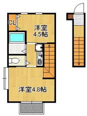Dear津田 A棟の間取り画像