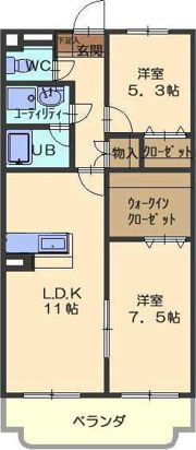 カンタービレの間取り画像