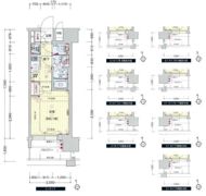 プレサンス玉造駅前の間取り画像
