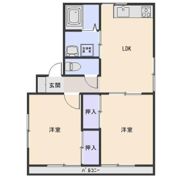 コンフレールみやこの間取り画像