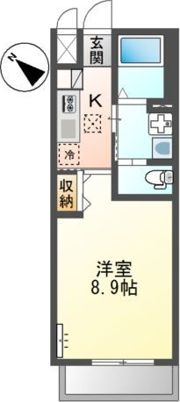 エスパスコンフォーの間取り画像