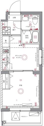 ユリカロゼAZ墨田イーストの間取り画像