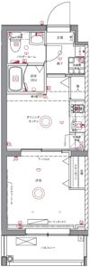 ユリカロゼAZ墨田イーストの間取り画像