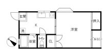 コーポ若草の間取り画像