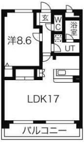 エステイト旭の間取り画像