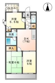 コンフォール壱番館の間取り画像