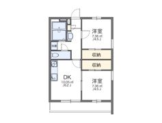 レオパレスドミールA館の間取り画像