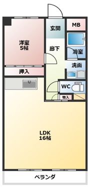 ドミール藤治の間取り画像