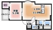 アート樟葉Ⅱの間取り画像