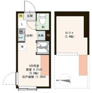 Pere Noel鷺ノ宮の間取り画像
