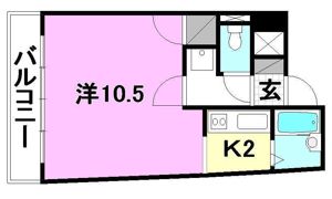レーベンイケダ美沢の間取り画像