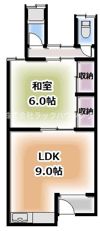 守口市西郷通1平家の間取り画像