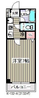 ローズガーデンK－132番館(K-132)の間取り画像