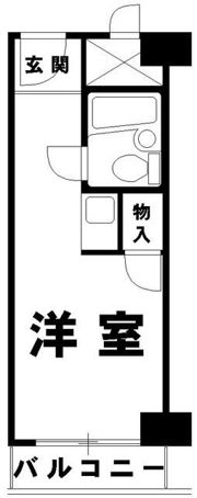 ライオンズマンション歌舞伎町の間取り画像