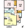 メルヴェールの間取り画像