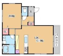 KARIN若松町の間取り画像