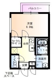 フジパレス今福西Ⅰ番館の間取り画像