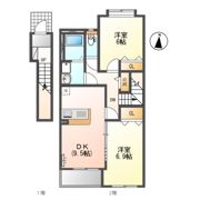 CENTURY椿Dの間取り画像