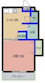 MYコーポ2の間取り画像