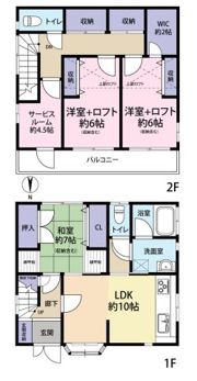 舎人トップ戸建の間取り画像