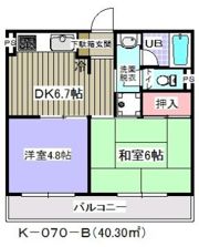 メゾンプルミエ弐番館(K-070)の間取り画像